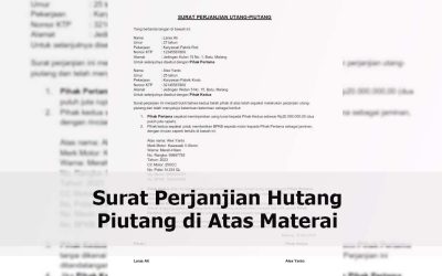 Surat Perjanjian Hutang Piutang di Atas Materai: Panduan Lengkap