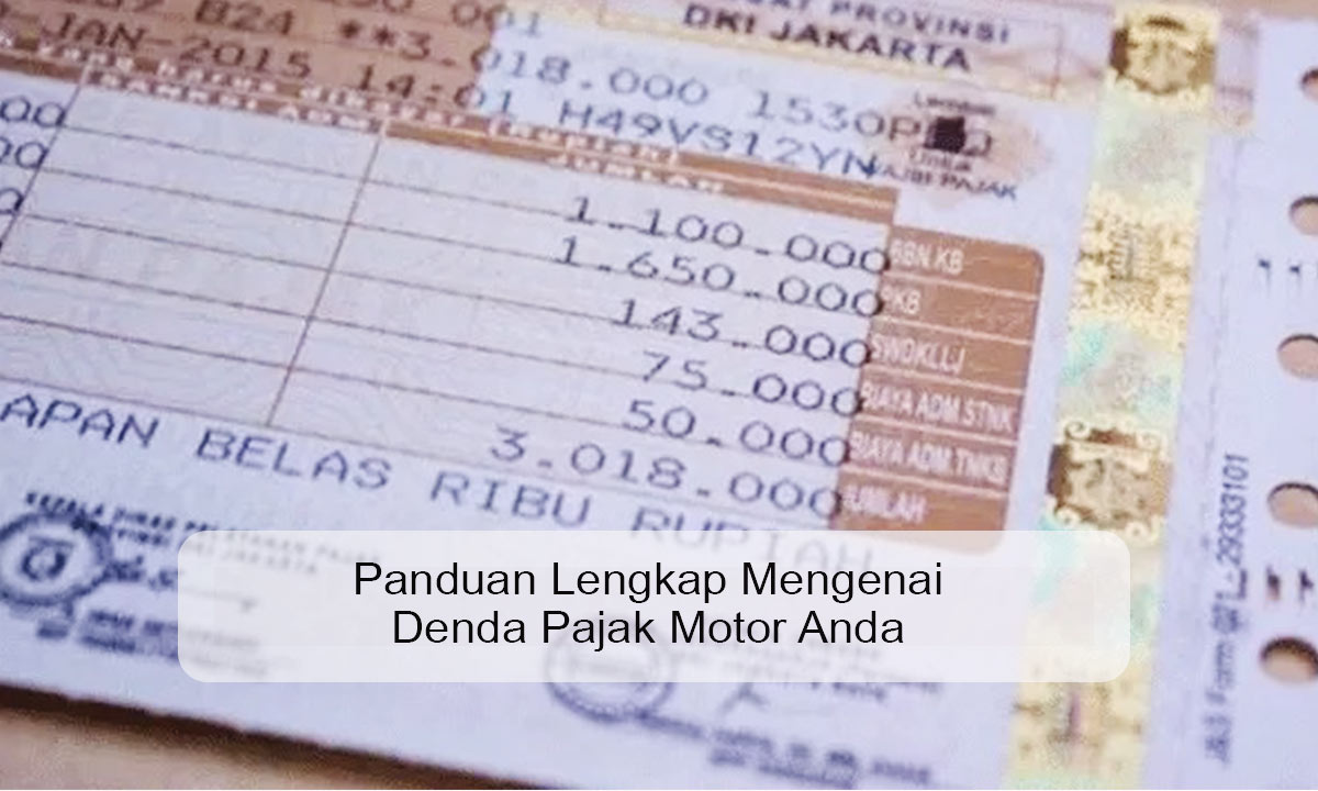 denda pajak motor