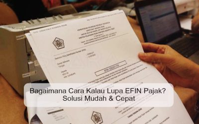 Bagaimana Cara Kalau Lupa EFIN Pajak? Solusi Mudah & Cepat