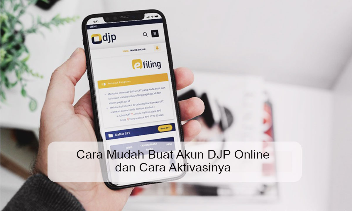 buat akun djp online