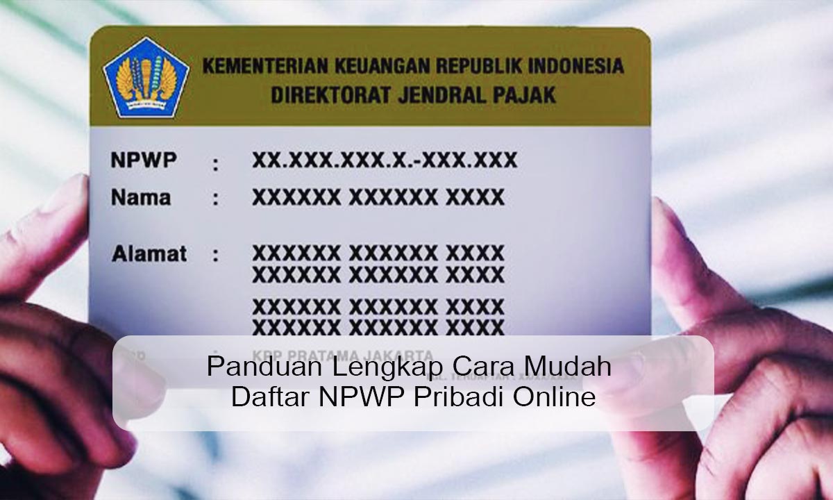 daftar npwp pribadi online