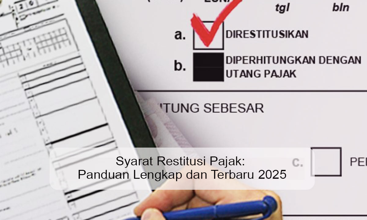 syarat restitusi pajak